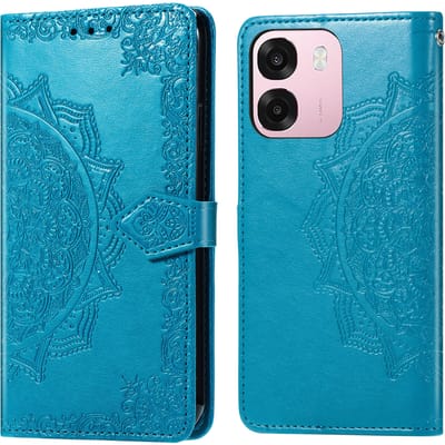 imoshion Hoesje - Geschikt voor Oppo A6 (5G) - Mandala Bookcase - Turquoise