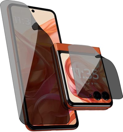 Privacy Screenprotector geschikt voor Motorola Razr 50 - 1x FlexGuard Screen Protector