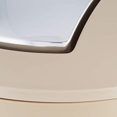 Swing Bin 5,6 Liter Taupe - Afvalemmer voor Huishoudelijk Gebruik
