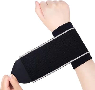 Polsen gewichtheffen dumbbell training met verdikte riemen – fitness polsbanden voor krachttraining, buitensport en beschermende fitnessuitrusting - Grijs