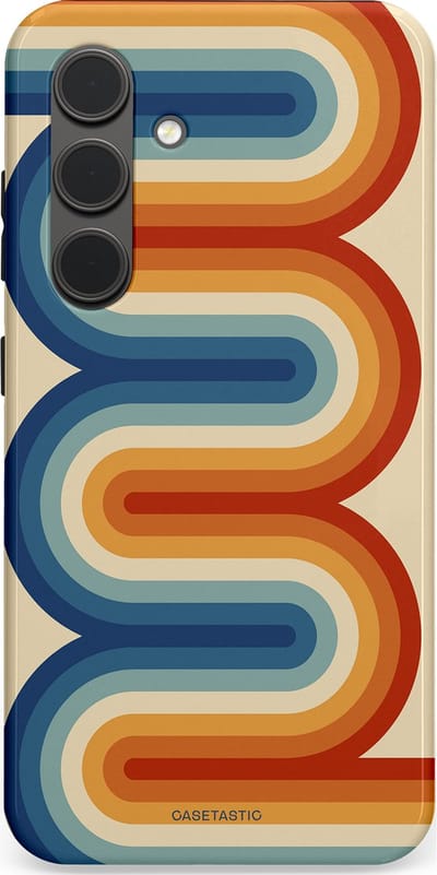 Casetastic Hoesje Geschikt voor Samsung S24 - Stijlvolle Beschermende Duo-layer Case - Vintage Boog