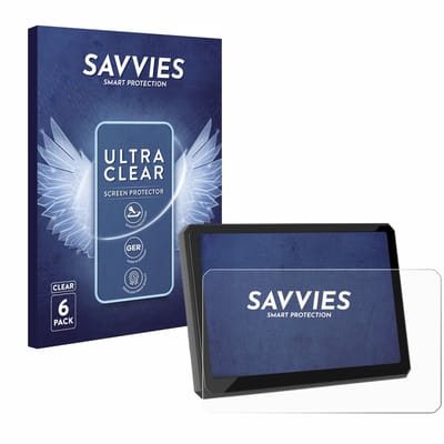 Savvies - Screenprotector voor Carpuride W702BS 7" - Folie Beschermfolie transparant 6 Stuks