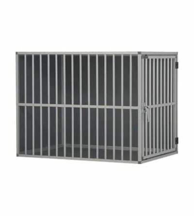Hondenbench Extreme - Hondenhok - Kennel voor Hond - Stevige kwaliteit Aluminium - Model DK - Maat L - Deur Rechtsdraaiend - 106 x 71 x 81 cm