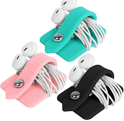 Siliconen Oortelefoon Organizer - Oortelefoon Wrap Winder en Kabel Organizer