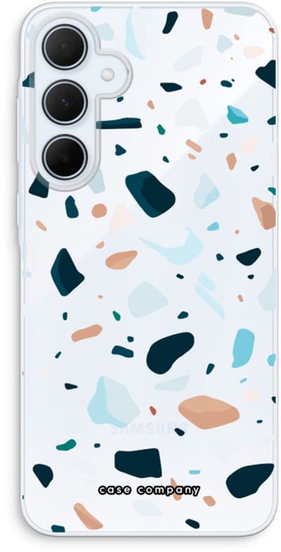 Case Company® - Hoesje geschikt voor Samsung Galaxy A35 hoesje - Terrazzo N°13 - Soft Cover Telefoonhoesje - Bescherming aan alle Kanten en Schermrand