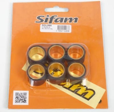 Variateurrol Sifam voor Scooter Honda 125 Fes Pantheon 1998 tot 2002 23x18 15.5Grs Nieuw