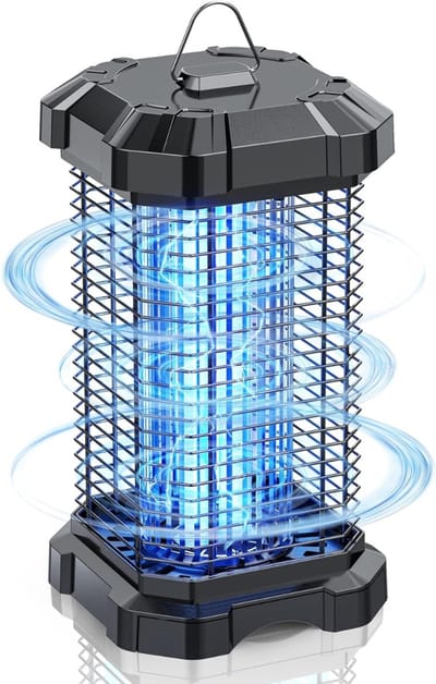 SNJY® Vliegenlamp - Vliegenvanger - Muggenlamp - 4200 V -Zwart