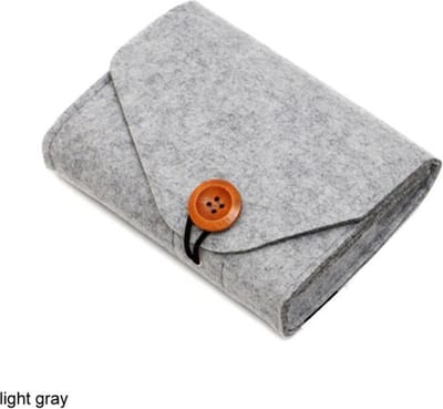 Beschermhoes voor Oplader - Oplader case - Oplader Sleeve - Lichtgrijs