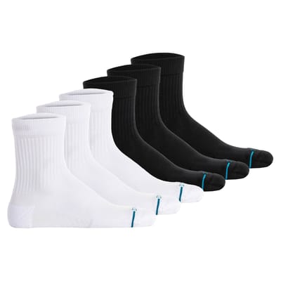 STANCE Sokken Icon Quarter 38-42 Set van 6