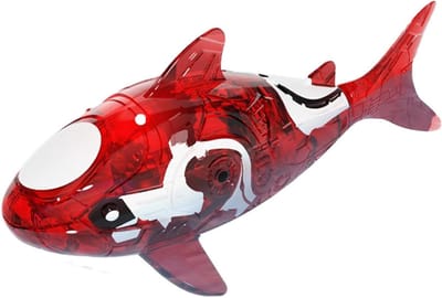 Badspeelgoed Vis - Walvissprinkler Zwem - Badplezier Bevorderen - Watergeactiveerde Beweging - 17 x 13 x 6 cm - Rood
