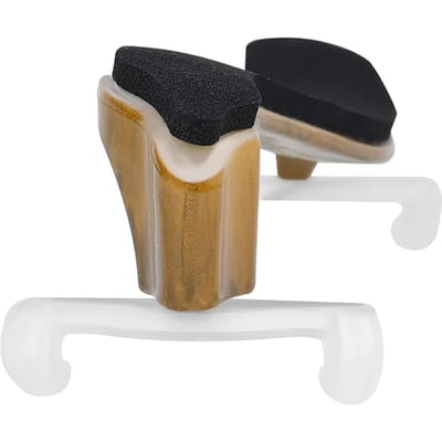 IRIN Viool Schoudersteun voor 4/4 en 3/4 Violins met Verstelbare Voetjes Dik Schuimrubber Kussen Geschikt voor Verschillende Nekken Red