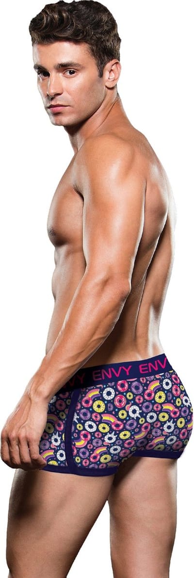 Envy Boxershorts -L/XL- Unicorn & Donuts Trunk Multicolours