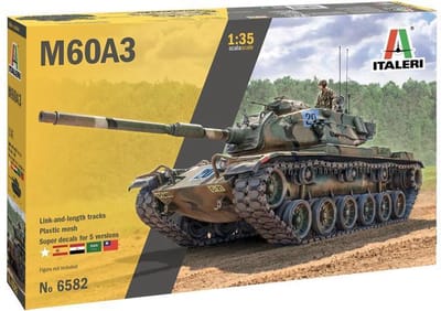 Italeri Modelbouwpakket Militaire voertuigen - 6582 M60A3 Tank US Plastic - 1:35 - Modelbouw