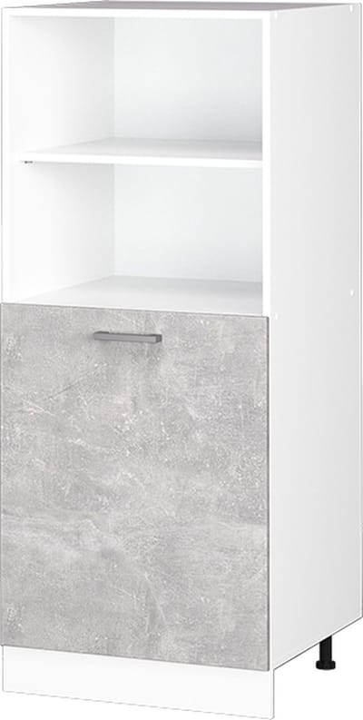 Vicco R-Line Universele voorraadkast – 60 cm met open vakken en deur Beton