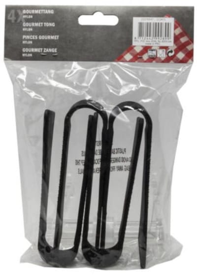 Gourmet tangen 14cm zakje a 4 stuks
