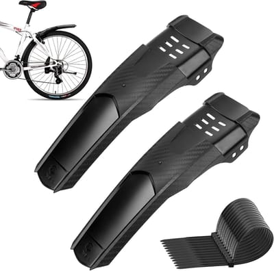 Set van 2 Mountainbike Spatborden, Snelle Montage Achterste Spatbord, Bescherming voor Fietsen en Offroad Gebruik