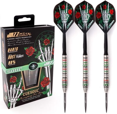 Steeltip Darts Set 21g 23g 25g 90% Tungsten met Geïntegreerde Flights