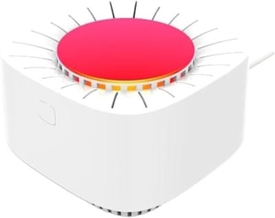 Luchtkwaliteit Monitor - CO2 Meter - Binnenklimaat Controleren - Real-time Meting - 100x100x10 mm - Wit