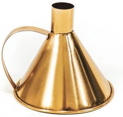 Trechter Kandelaar - Goud -10x10x9cm - Housevitamin®