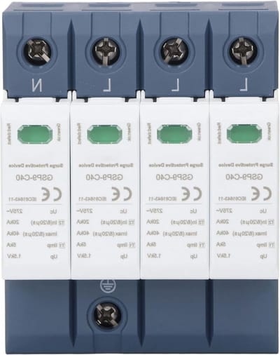 HTML Content voor GSP9-C40 4P Laagspanningsafleider 4P 275V AC - afneembare overspanningsafleider - laagspanningsbeveiliging - elektrische installaties 4P .