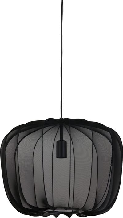 Light & Living Hanglamp Plumeria - Zwart - Ø50cm - Modern - Hanglampen Eetkamer, Slaapkamer, Woonkamer