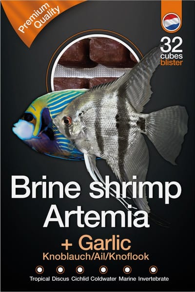 DS Artemia & Garlic diepvriesvoer 100 gram | 24 blokjes Diepvries