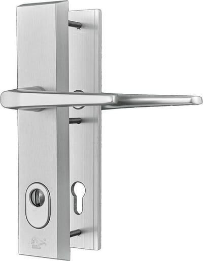 Besa Veiligheidsbeslag 110 kruk-kruk Met kernbescherming Zilver SKG***