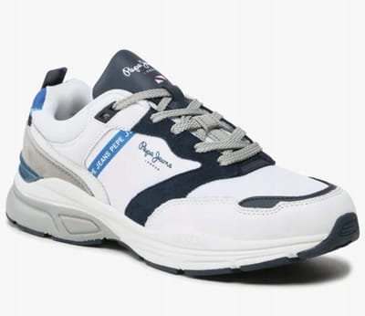 Pepe Jeans Serie - Witte Sportschoenen - Veters - Lage Schoen