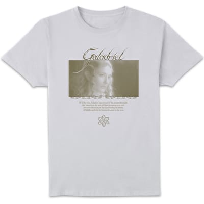 Lord Of The Rings Galadriel Lady Of The Galadhrim Men's T-Shirt - White - M