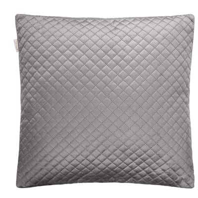 Yellow Kussensloop Victoria-pillowcase - Kussenhoes van 50x50 cm - 1 stuk - 100% Polyester - Grijs