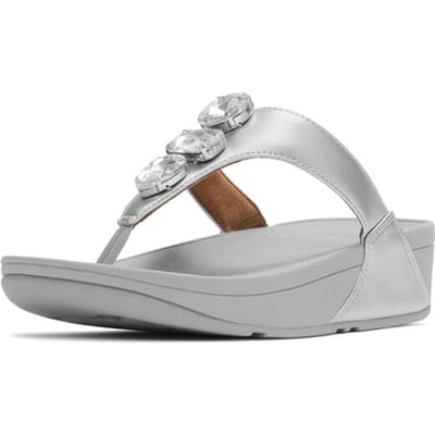 FitFlop Dames sandalen Lulu Ultra-Jewel Metallic teensandalen A5D