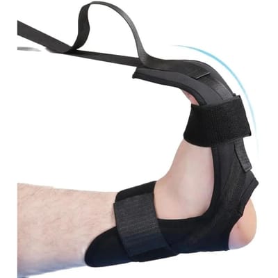 Yoga Ligament Rekriem Voet Revalidatieband Plantaire Fasciitis Been Training Voet Enkelgewricht Correctie Sport Touw St Praktisch Gebruik zwart