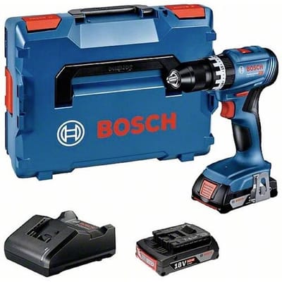 Bosch Professional GSB 18V-45 06019K3303 Accu-schroefboormachine 18 V 2.0 Ah Li-ion Incl. 2 accus, Incl. lader, Incl. koffer