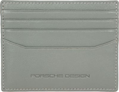 PORSCHE DESIGN Leren Kaarthouder Classic Cardholder 8 Grey Lichtgrijs