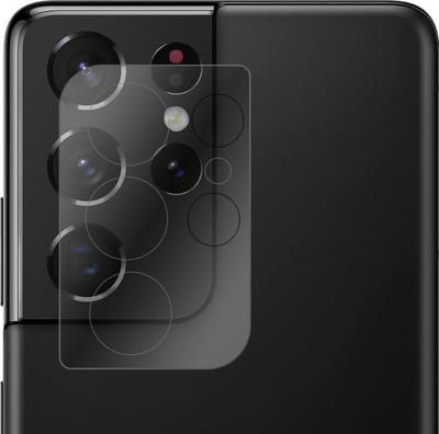 Camera Lens Protector - Geschikt voor Samsung Galaxy S21 Ultra - Extra Sterk - Camera Screenprotector - Beschermglas - Gehard Glas - Tempered Glass - Screen Protector