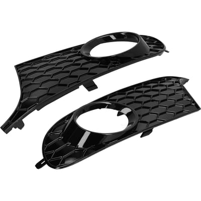 Paar Voorste Mistlicht Frame Honingraat Grille Cover 5K0 853 665 Geschikt voor MK6 TDI TSI 2009‑2013 black