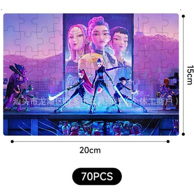 Les 8 Derniers Styles KPop Demon Hunters Puzzle Rumi Mira Zoey Puzzle Enfant Jouet Éducatif Cadeau d'Anniversaire pour Enfants