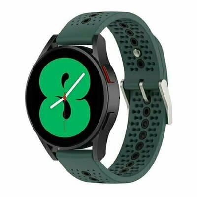 By Qubix - Dot Pattern siliconen bandje - Groen - geschikt voor Huawei Watch 5 - 46mm