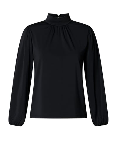YEST CURVE Hadisa Jersey Shirts - Black - maat X-0(44)