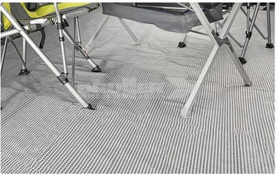 Brunner Kinetic 600 Tenttapijt - 250 x 300cm - Grijs - Tenttapijt caravan - Gronddoek Tent - Voortenttapijt - Kampeertapijt