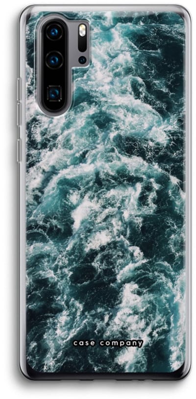 Case Company® - Hoesje geschikt voor Huawei P30 Pro hoesje - Zee golf - Soft Cover Telefoonhoesje - Bescherming aan alle Kanten en Schermrand