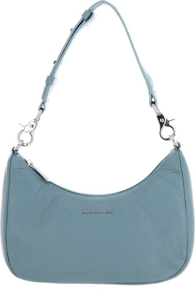MANDARINA DUCK Leren Schoudertas Mellow Leather Shoulderbag Mistral Blauwgrijs