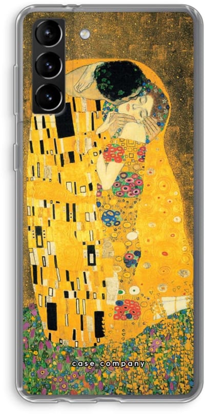 Case Company® - Hoesje geschikt voor Samsung Galaxy S21 Plus hoesje - Der Kuss - Soft Cover Telefoonhoesje - Bescherming aan alle Kanten en Schermrand