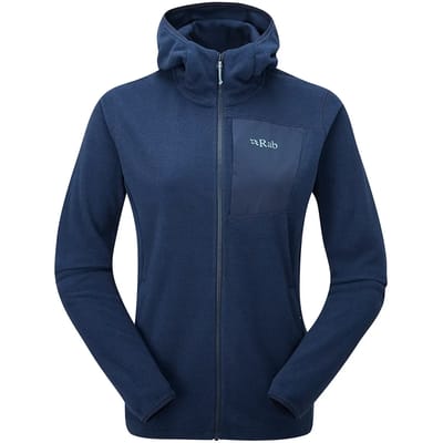 Dames fleece met capuchon Rab Tecton