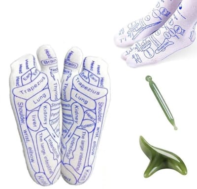 Allecto - Acupressure Sokken - Reflexzone Sokken - Voetmassage Ervaring - Maat 35 - Acupressuur Pen - Ontspanning voor Voeten - Voor Vrouwen