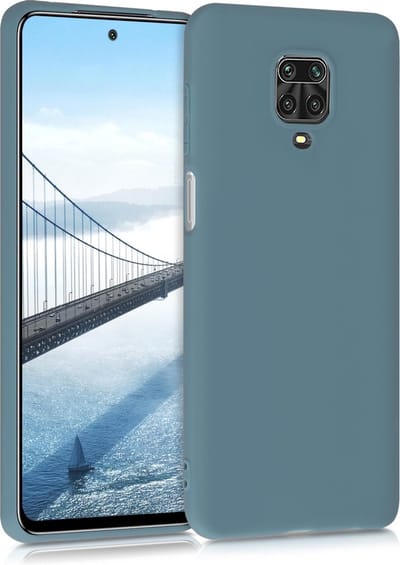 kwmobile telefoonhoesje geschikt voor Xiaomi Redmi Note 9S / 9 Pro / 9 Pro Max - Hoesje voor smartphone - Back cover in Arctische nacht