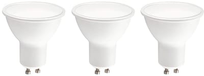 Kobi LED Spot GU10 5W - 400lm - 4000K - 230V - Voor Hal, Werklamp of Badkamerverlichting - GU10 Fitting - 3 stuks