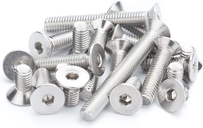 RVS verzonken schroeven M3x15mm, 100 stuks, hexagon socket, roestvrij staal, stevige bevestiging