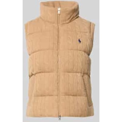 Regular fit bodywarmer van mix van wol en kasjmier