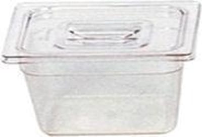 Rubbermaid 111P Rechthoekig Pan 2,4 l Transparant 6 stuk(s)